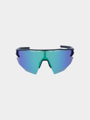 Okulary przeciwsłoneczne z multibarwną powłoką uniseks - zielone 4F