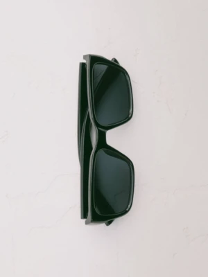 Okulary przeciwsłoneczne z prostokątną oprawką czarny - Mężczyzna - Rozmiar uniwersalny - MANGO MAN