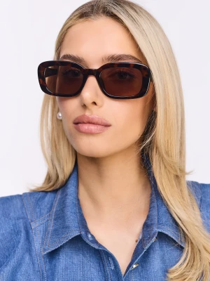 Okulary przeciwsłoneczne z prostokątnymi oprawkami TARANKO