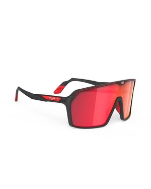 Okulary Rudy Project Spinshield Black Matte Multilaser Red