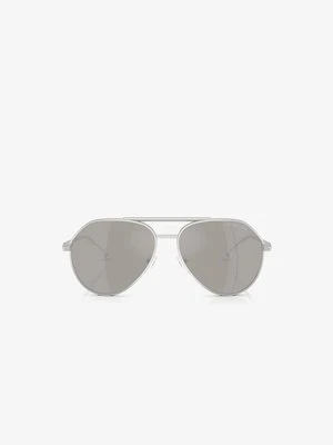 Okulary słoneczne Brentwood Michael Kors Lustrzane srebro (Srebrny)