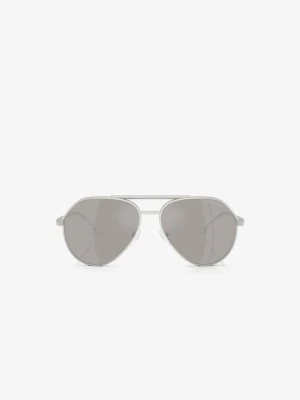 Okulary słoneczne Brentwood Michael Kors Lustrzane srebro (Srebrny)