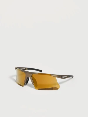 Okulary sportowe Adidas brązowy