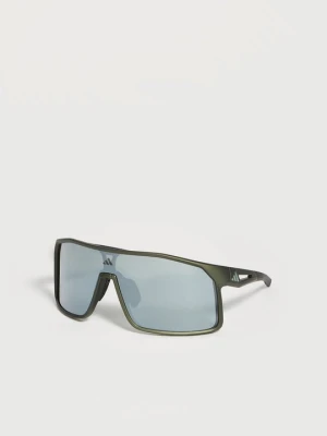 Okulary sportowe Adidas oliwkowy