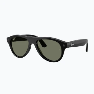 Okulary z kamerą Ray-Ban Meta Aviator shiny black / g15 green polar