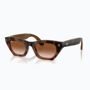 Okulary z kamerą Ray-Ban Meta Zena havana / gradient brown