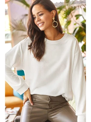 Olalook Bluza w kolorze białym rozmiar: M