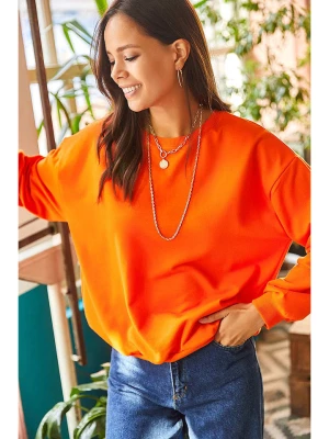 Olalook Bluza w kolorze pomarańczowym rozmiar: M