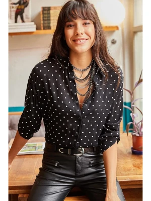 Olalook Bluzka "Olalook" w kolorze czarnym rozmiar: M