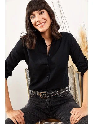 Olalook Bluzka w kolorze czarnym rozmiar: M