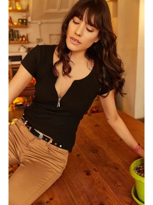 Olalook Koszulka w kolorze czarnym rozmiar: L