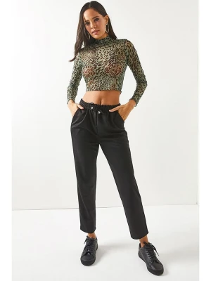 Olalook Spodnie w kolorze czarnym rozmiar: 38