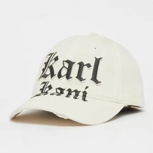 Karl Kani Old English Distress Baseball Cap uniseks Czapki beż rozmiar Akcesoria