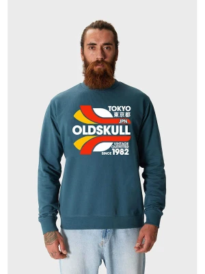 OLDSKULL Bluza w kolorze turkusowym rozmiar: M