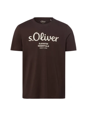 .Oliver koszulka Mężczyźni Bawełna (100%) brązowy s.Oliver