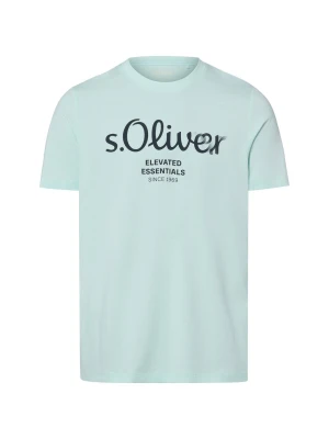 .Oliver koszulka Mężczyźni Bawełna (100%) niebieski s.Oliver
