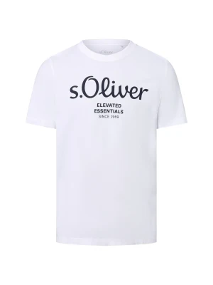 .Oliver koszulka Mężczyźni Bawełna biały s.Oliver
