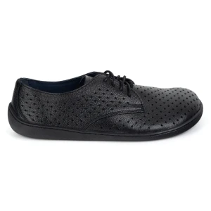 Olivier Barefoot Damskie minimalistyczne ażurowe sneakersy 1288POL czarne