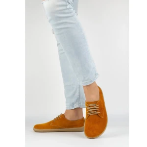 Olivier Barefoot Damskie minimalistyczne sneakersy 1288POL żółte