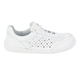Olivier Barefoot Damskie minimalistyczne sneakersy 1769POL ażurowe białe