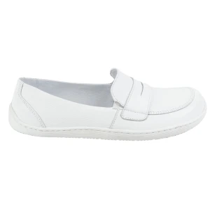 Olivier Barefoot damskie mokasyny skórzane minimalistyczne letnie 1280 białe