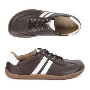 Olivier Buty Barefoot damskie skórzane minimalistyczne 1287 brązowe sneakersy