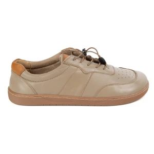 Olivier Buty Damskie Barefoot Skóra Minimalistyczne Szerokie Aria cappuccino beżowy