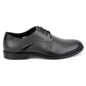 Olivier Buty męskie eleganckie skórzane 253LU szare