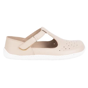 Olivier Damskie buty barefoot ze skóry naturalnej 1283 beżowe beżowy