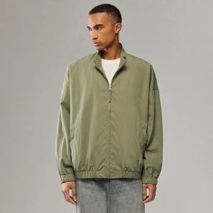 Oliwkowa kurtka bomber ze stójką House