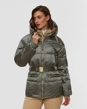 Oliwkowa Kurtka Narciarska Damska Bogner Lyra-ld