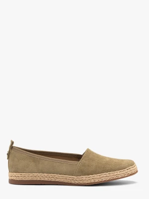 Oliwkowe espadryle damskie DINA Ryłko