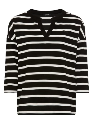 Olsen Bluza w kolorze biało-czarnym rozmiar: 40