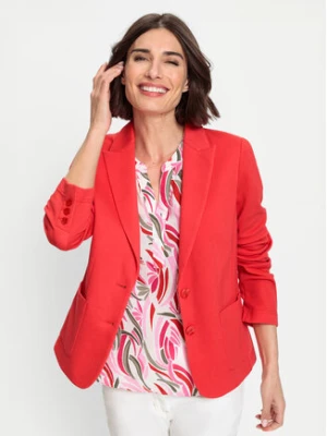 Olsen Marynarka 15001367 Czerwony Regular Fit