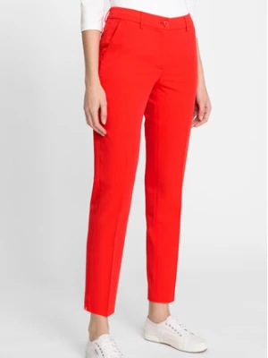 Olsen Spodnie materiałowe 14002065 Czerwony Regular Fit