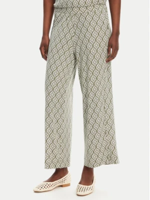 Olsen Spodnie materiałowe 14002433 Zielony Relaxed Fit