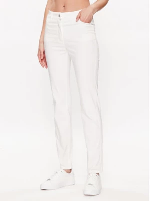 Olsen Spodnie materiałowe Mona 14000620 Biały Slim Fit