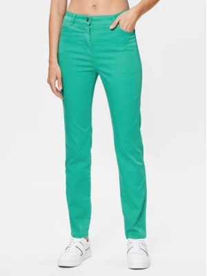 Olsen Spodnie materiałowe Mona 14000620 Zielony Slim Fit