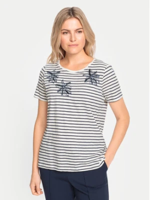 Olsen T-Shirt 11105068 Écru Regular Fit