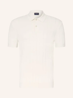 Olymp Dzianinowa Koszulka Polo weiss