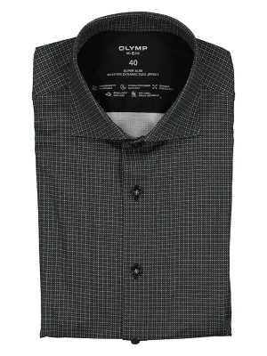 OLYMP Koszula "24/7 No 6 six" - Super Slim fit - w kolorze czarnym rozmiar: 40
