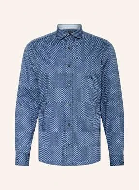 Olymp Koszula Casual Regular Fit blau