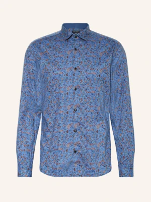 Olymp Koszula Casual Regular Fit blau