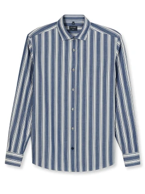 OLYMP Koszula "Casual" - Regular fit - w kolorze biało-niebieskim rozmiar: XL