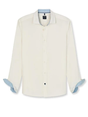 OLYMP Koszula "Casual" - Regular fit - w kolorze białym rozmiar: M
