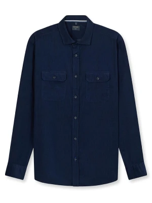 OLYMP Koszula "Casual" - Regular fit - w kolorze granatowym rozmiar: L