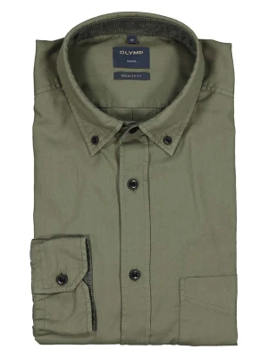 Zdjęcie produktu OLYMP Koszula "Casual" - Regular fit - w kolorze khaki rozmiar: M