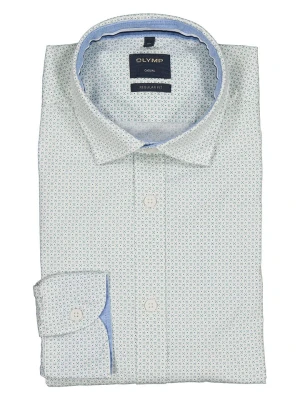 OLYMP Koszula "Casual" - Regular fit - w kolorze zielono-niebieskim rozmiar: M