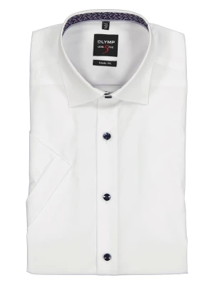 OLYMP Koszula "Level 5" - Body fit - w kolorze białym rozmiar: 39