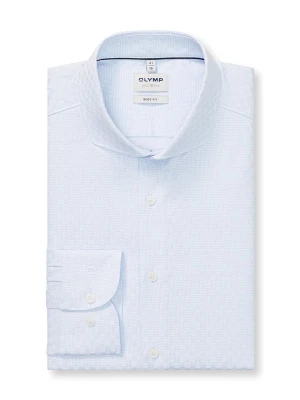 OLYMP Koszula "Level 5" - Body fit - w kolorze błękitnym rozmiar: 44